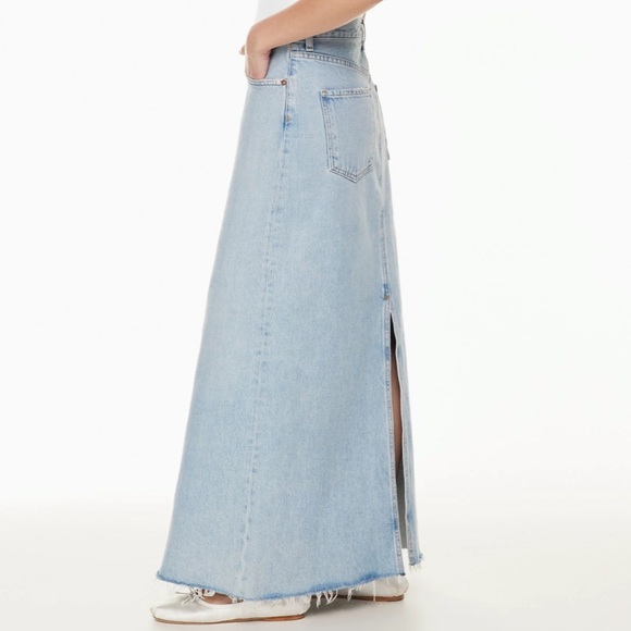 AGolde Hilla Jean Skirt -Maxi - Picture 3 of 4